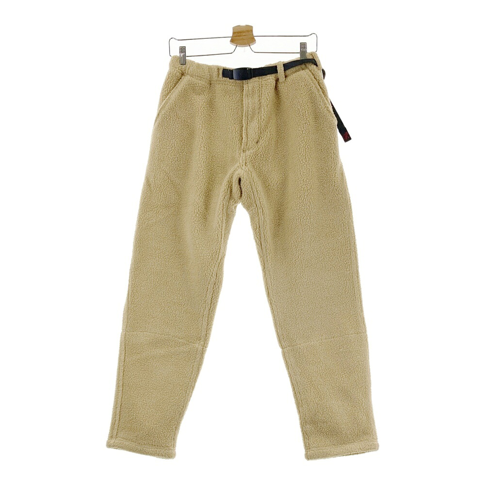 GRAMICCI グラミチ GUP-20F041 ボア フリーストラックパンツ ベージュ系 L 【中古】メンズ