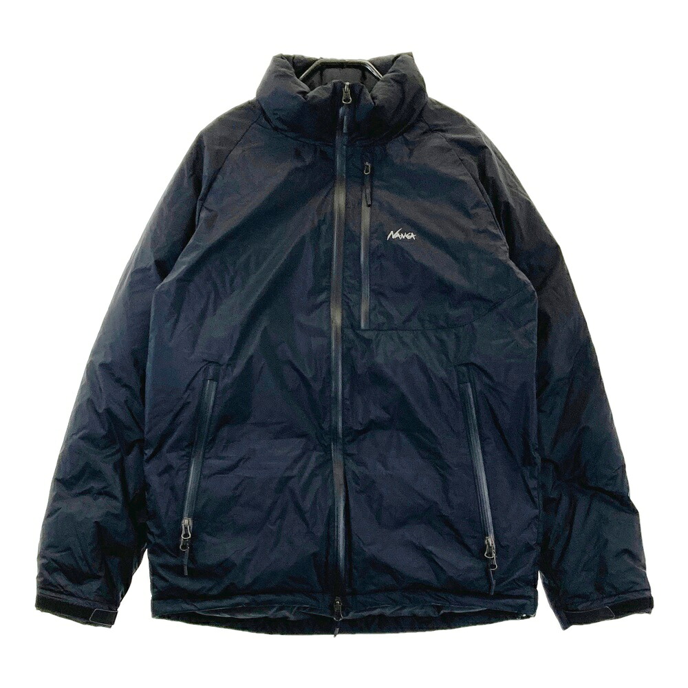 NANGA ナンガ ダウンジャケット スタンドカラー ブラック系 L 【中古】メンズ