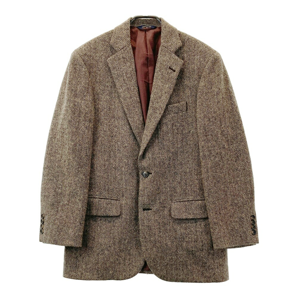 BROOKS BROTHERS ブルックス ブラザーズ  テーラードジャケット ×HARRIS TWEED  赤銅色系 U.S.A/36S 【中古】メンズ