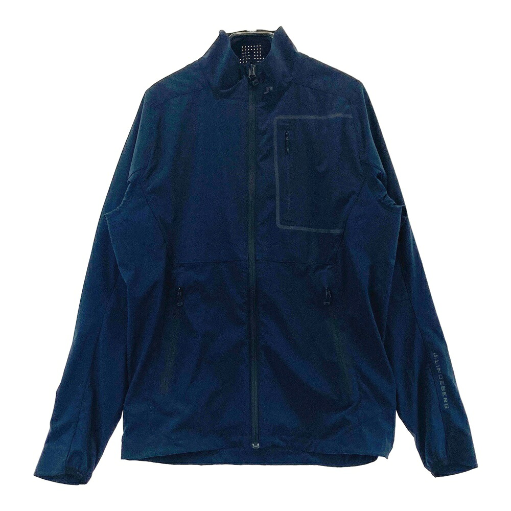 J.LINDEBERG ジェイリンドバーグ ジップ 長袖ジャケット ネイビー系 S 【中古】ゴルフウェア メンズ|中古ゴルフウェア通販STST