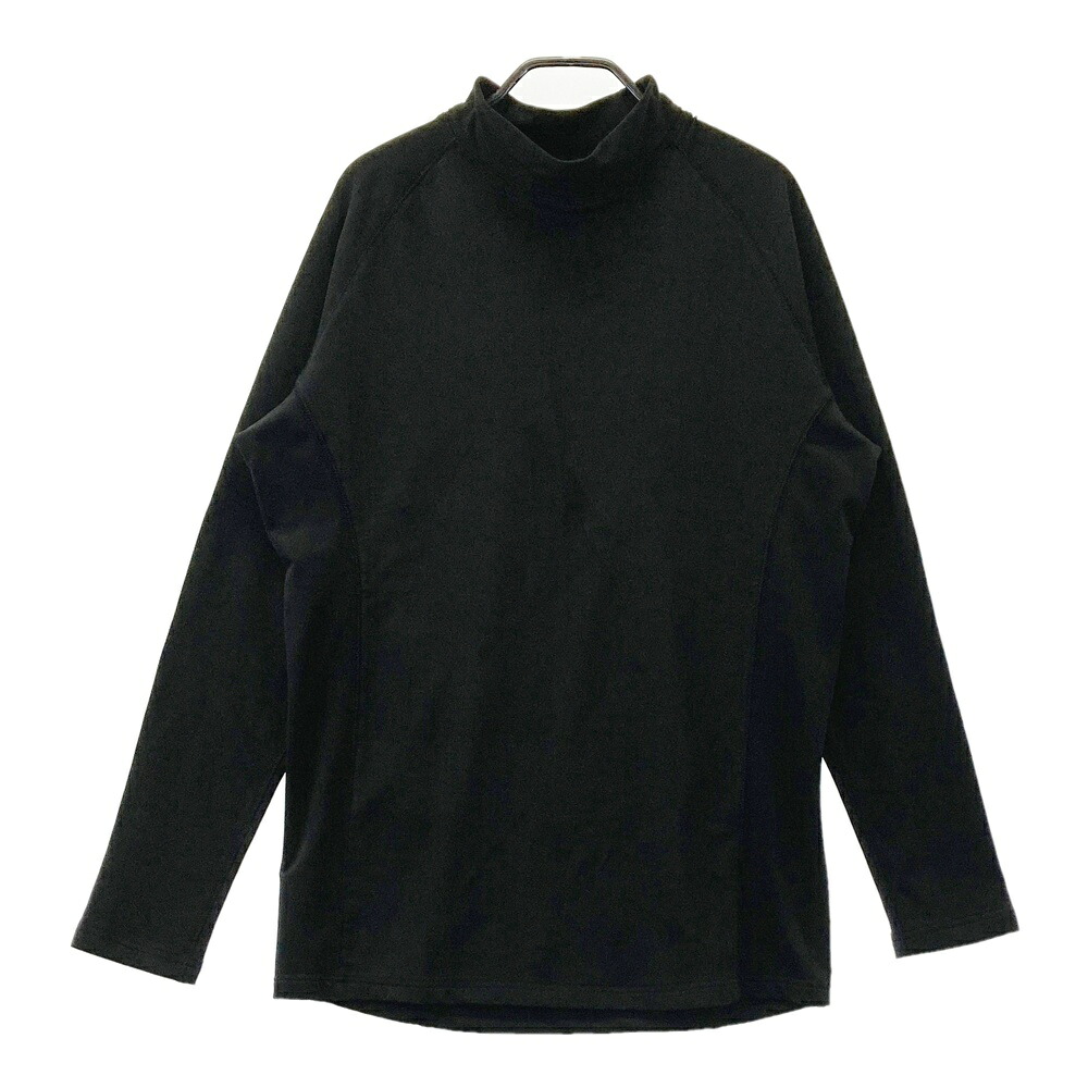 1PIU1UGUALE3 GOLF  ハイネック 長袖プルオーバー  黒いこと系 5 【中古】ゴルフお召しもの メンズ