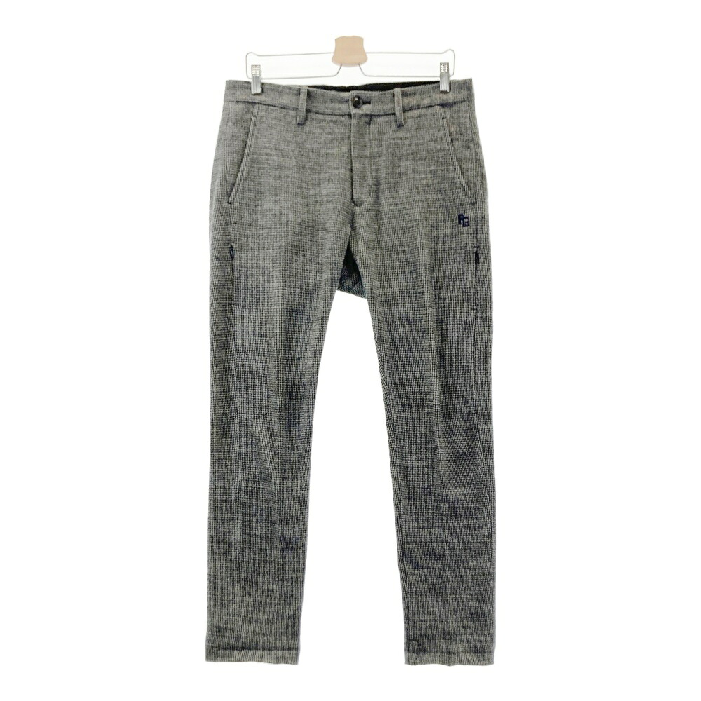 PEARLY GATES パーリーゲイツ ウール混 ロングパンツ 総柄 グレー系 5 【中古】ゴルフウェア メンズ