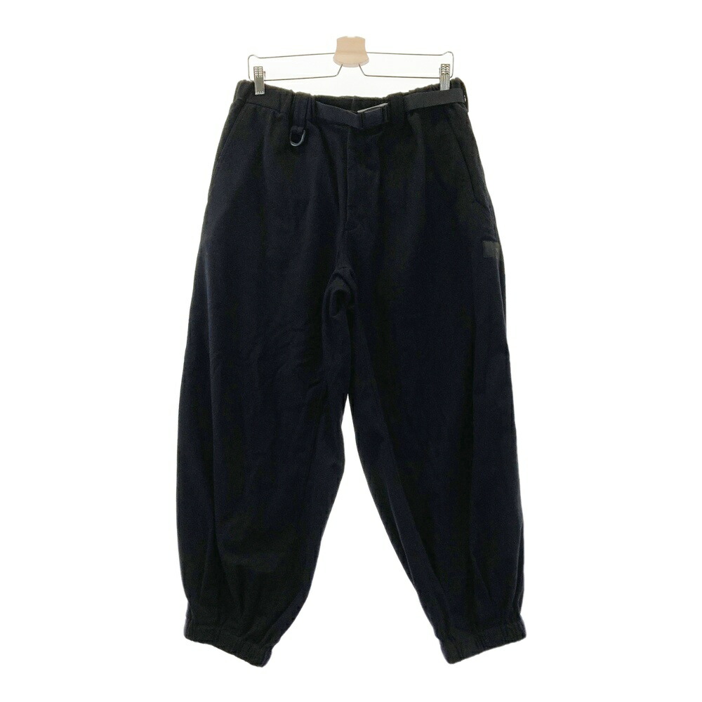 Y-3 ワイスリー WOOL FLANNEL WIDE CARGO PANTS IP5567 フランネル ワイドカーゴパンツ ブラック系 M 【中古】メンズ