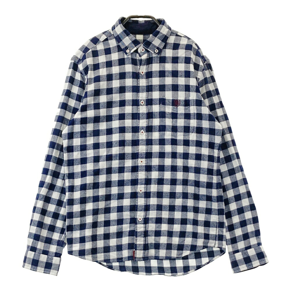 BLACK LABEL CRESTBRIDGE ブラックレーベル クレストブリッジ 長袖シャツ チェック柄 ネイビー系 2 【中古】メンズ