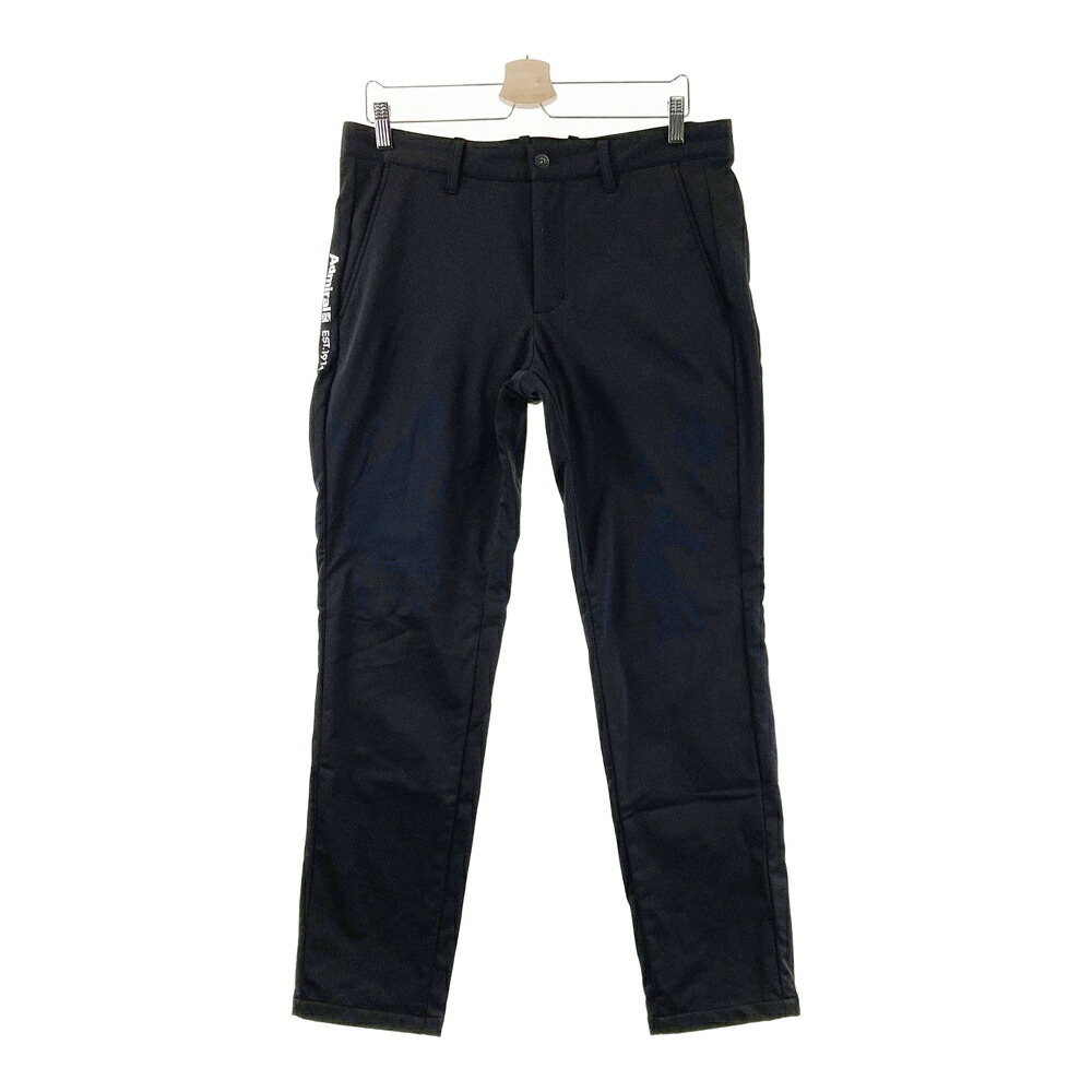 ADMIRAL アドミラル 裏起毛パンツ ブラック系 LL 【中古】ゴルフウェア メンズ