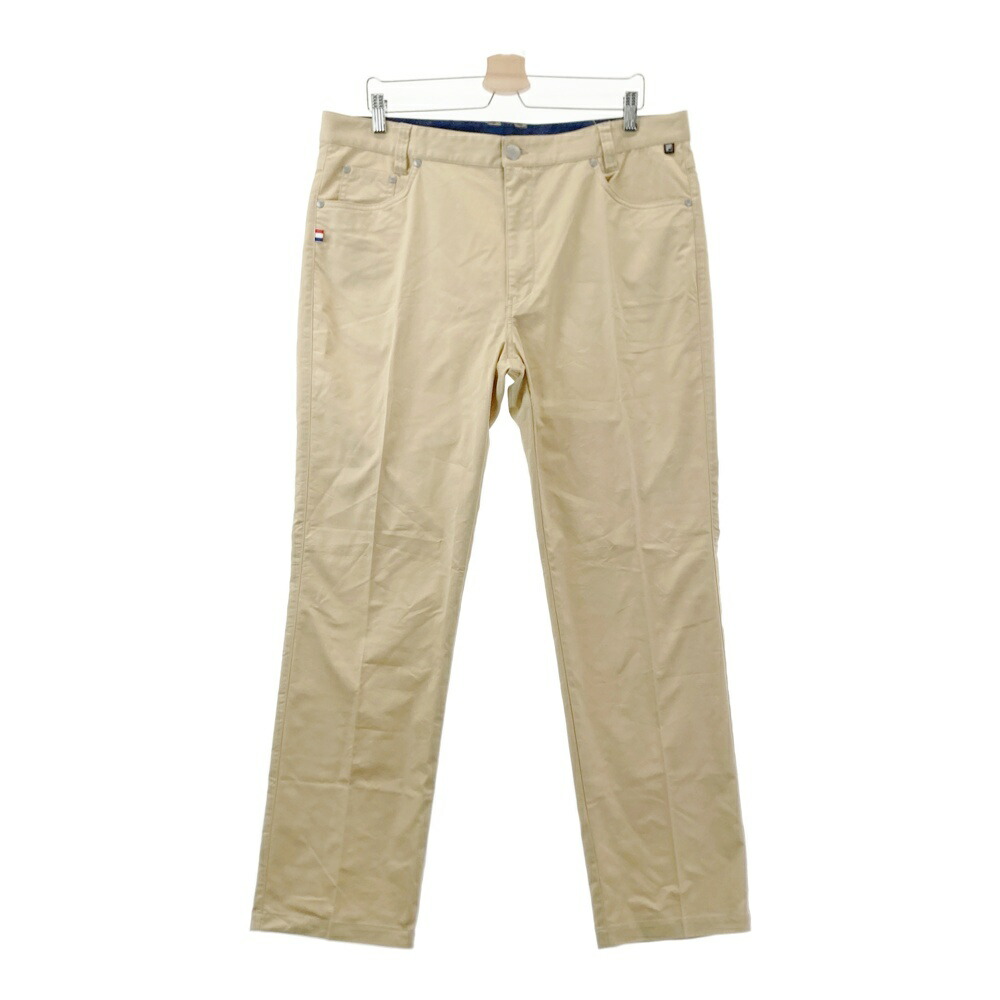 FILA GOLF フィラゴルフ ロングパンツ 総柄 ベージュ系 94 【中古】ゴルフウェア メンズ