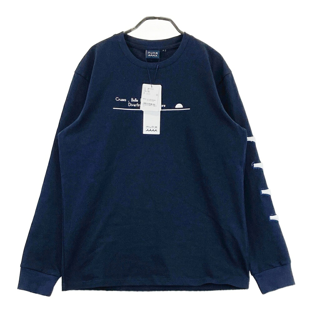 MUTA MARINE ムータマリン 2025年モデル 長袖Tシャツ ネイビー系 4 【中古】ゴルフウェア メンズ