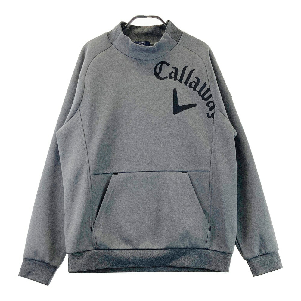 CALLAWAY キャロウェイ ハイネック 長袖 スウェットトレーナー グレー系 L 【中古】ゴルフウェア メンズ 5,445円