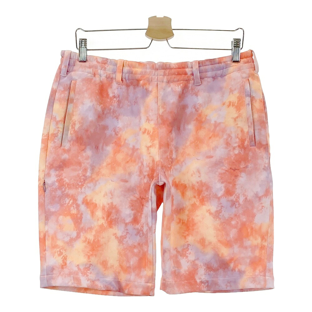 BEAMS GOLF ビームスゴルフ ハーフパンツ 総柄 オレンジ系 L 【中古】ゴルフウェア メンズ