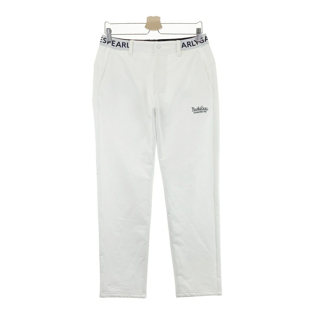 PEARLY GATES パーリーゲイツ 2026年モデル ストレッチパンツ 裏起毛 ホワイト系 4 【中古】ゴルフウェア メンズ