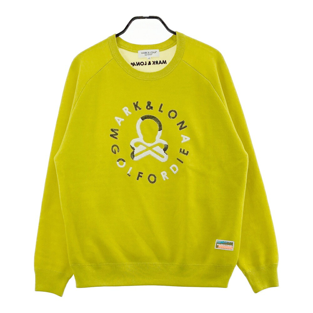 MARK&LONA マークアンドロナ ニットセーター イエロー系 48 【中古】ゴルフウェア メンズ