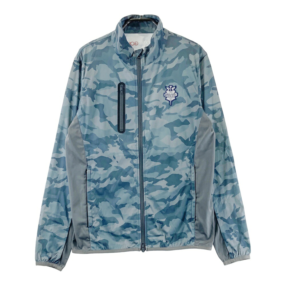 BEAMS GOLF ビームスゴルフ ハイネック フルジップジャケット 迷彩柄 グレー系 M 【中古】ゴルフウェア メンズ|中古ゴルフウェア通販STST