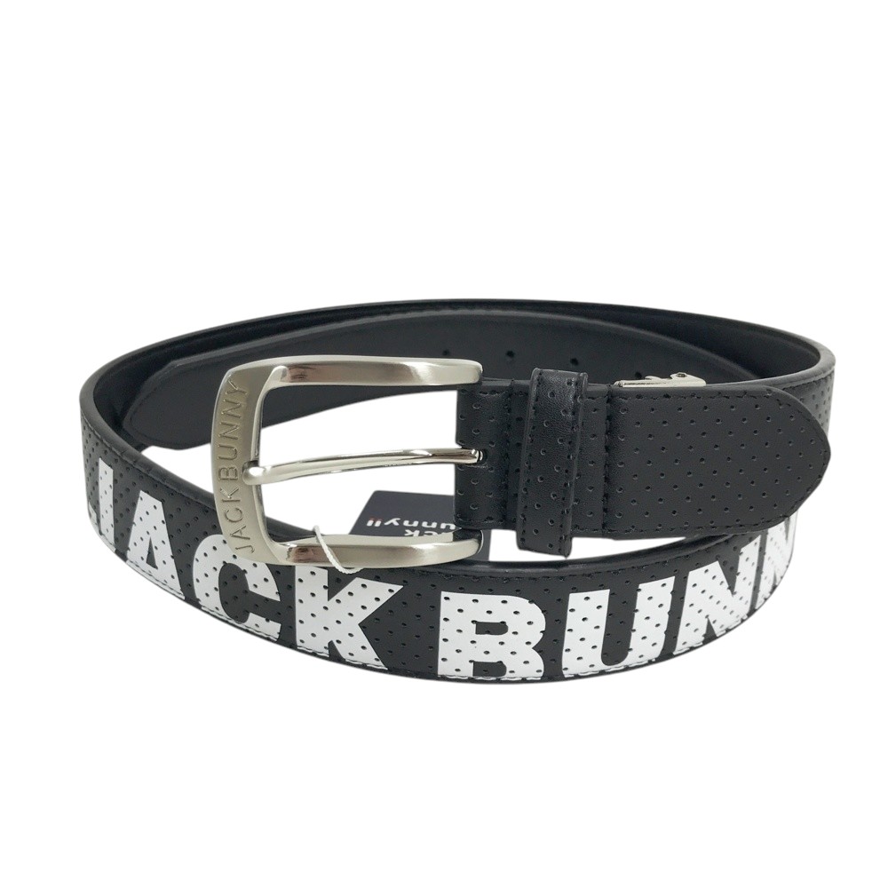 JACK BUNNY ジャックバニー パンチングベルト ブラック系 FR 【中古】ゴルフウェア