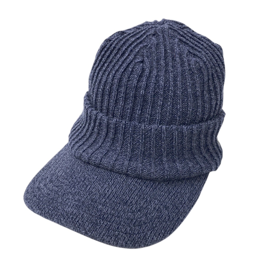BEAMS GOLF ビームスゴルフ ×NEW ERA ニットキャップ ブルー系 【中古】ゴルフウェア
