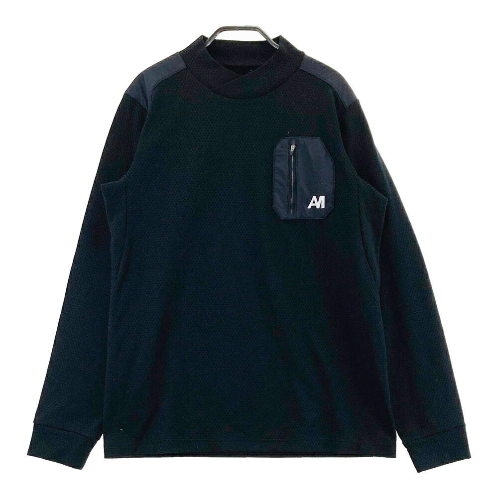 MASTER BUNNY EDITION マスターバニーエディション ハイネック 長袖Tシャツ ブラック系 6 【中古】ゴルフウェア メンズ