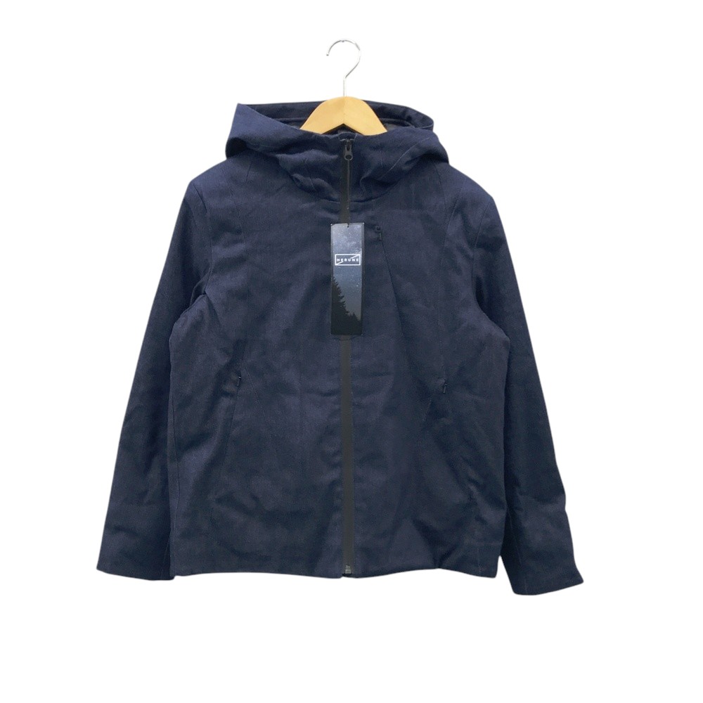 HERUNE ヒルネ HRN-012 グランドジョラス パーカージャケット インディゴデニム ネイビー系 S 【中古】バイクウェア メンズ