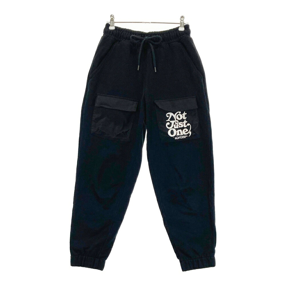 RUFFLOG ラフロッグ スウェット ジョガーパンツ ブラック系 XS 【中古】ゴルフウェア メンズ