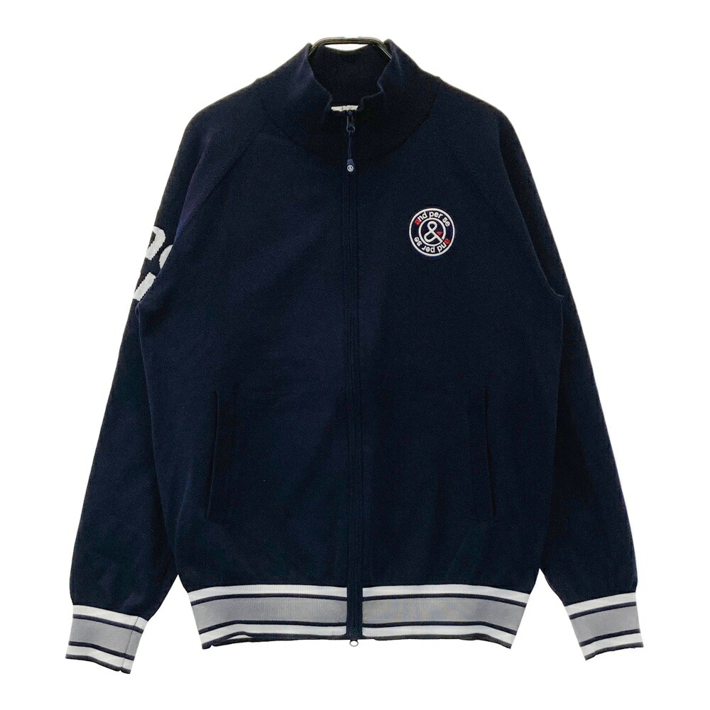 AND PER SE アンパスィ ジャケット ネイビー系 M 【中古】ゴルフウェア メンズ｜中古ゴルフウェア通販STST