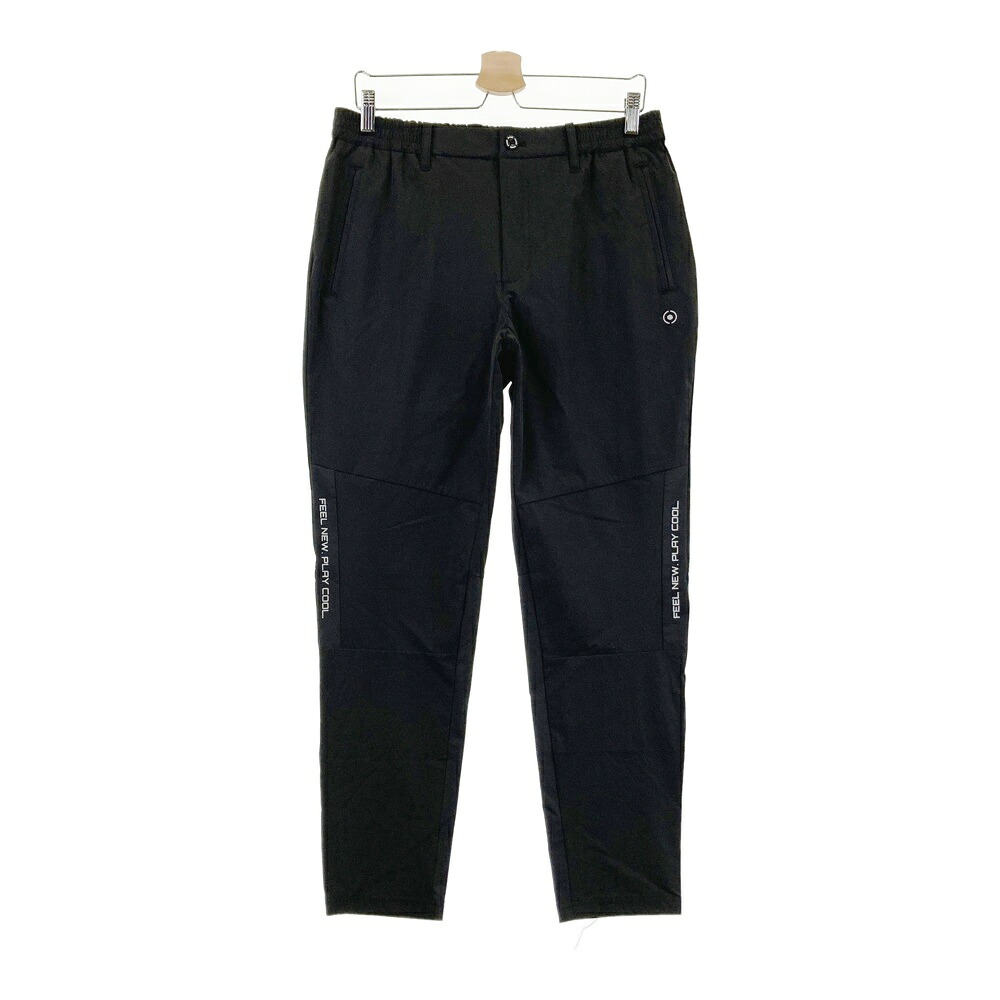PING ピン 2024年モデル 刺繍入り ストレッチロングパンツ ブラック系 LL 【中古】ゴルフウェア メンズ