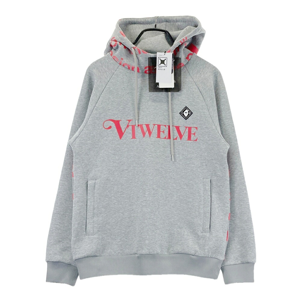V12 ヴィトゥエルヴ 2025年 WAKE PARKA スウェットパーカー グレー系 M 【中古】ゴルフウェア メンズ|中古ゴルフウェア通販STST