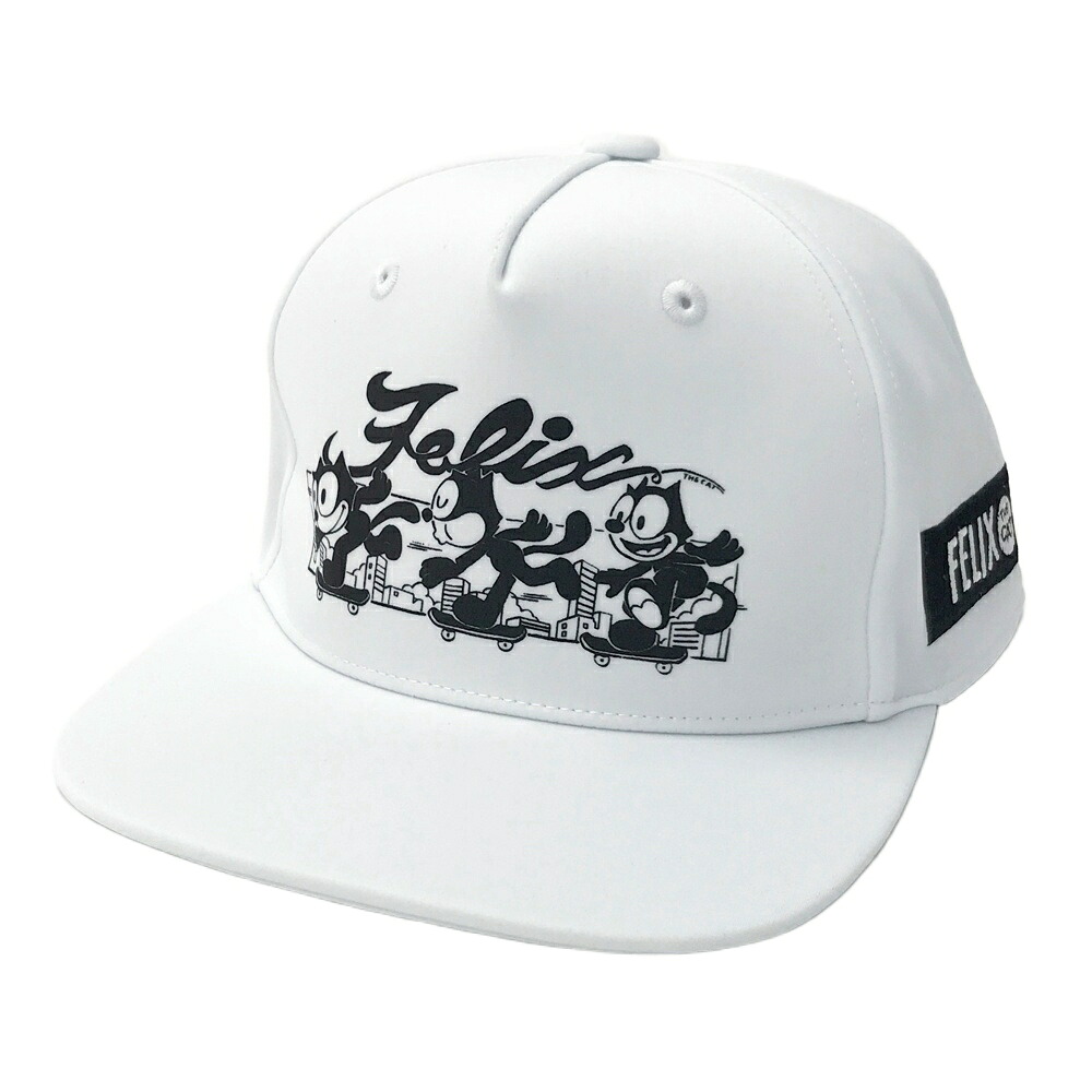LOUD MOUTH ラウドマウス ×FELIX フラットキャップ ホワイト系 【中古】ゴルフウェア