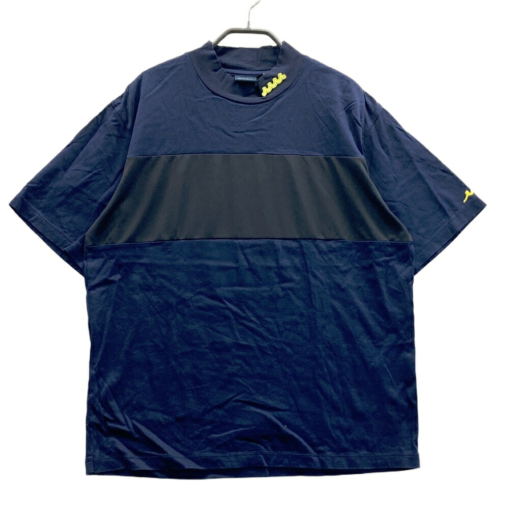MUTA MARINE ムータマリン  ハイネック半袖Tシャツ  ネイビー系 6 【中古】ゴルフウェア メンズ