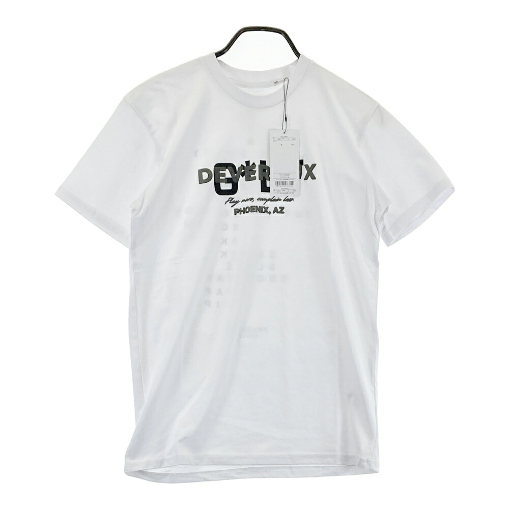 DEVEREUX GOLF デヴァローゴルフ 半袖Tシャツ ホワイト系 SMALL 【中古】ゴルフウェア メンズ｜中古ゴルフウェア通販STST