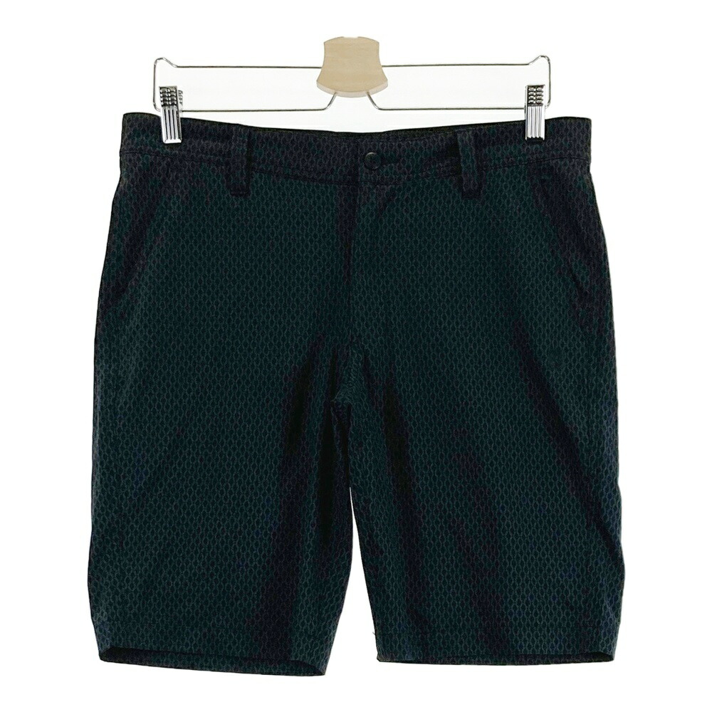 FOOT JOY フットジョイ ストレッチ ハーフパンツ 総柄 グレー系 L 【中古】ゴルフウェア メンズ