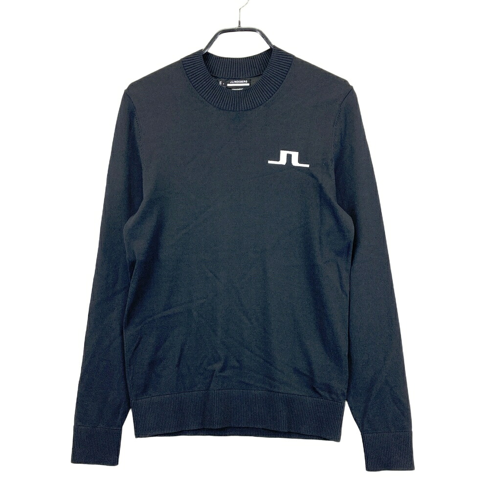J.LINDEBERG ジェイリンドバーグ 071-17919 クルーネック ニットセーター ブラック系 S 【中古】ゴルフウェア メンズ|中古ゴルフウェア通販STST