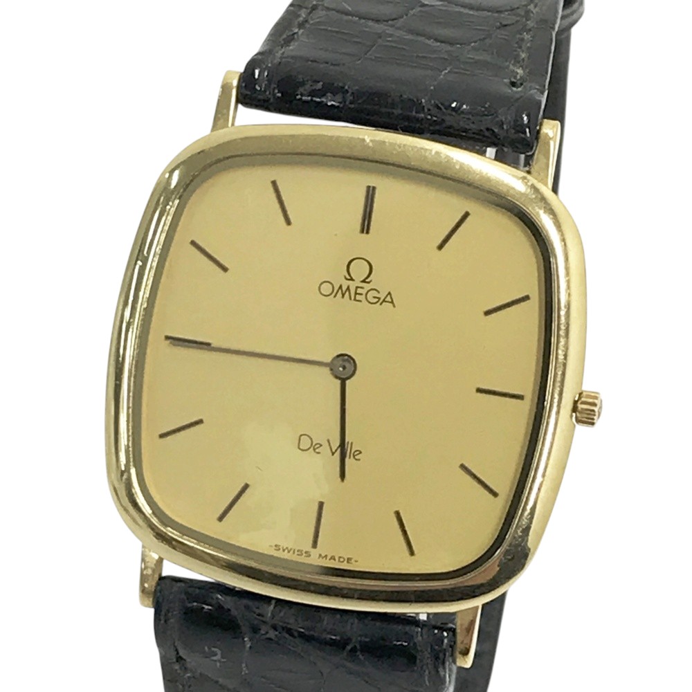 OMEGA オメガ 1378 腕時計 Deville クォーツ  ゴールド系  【中古】