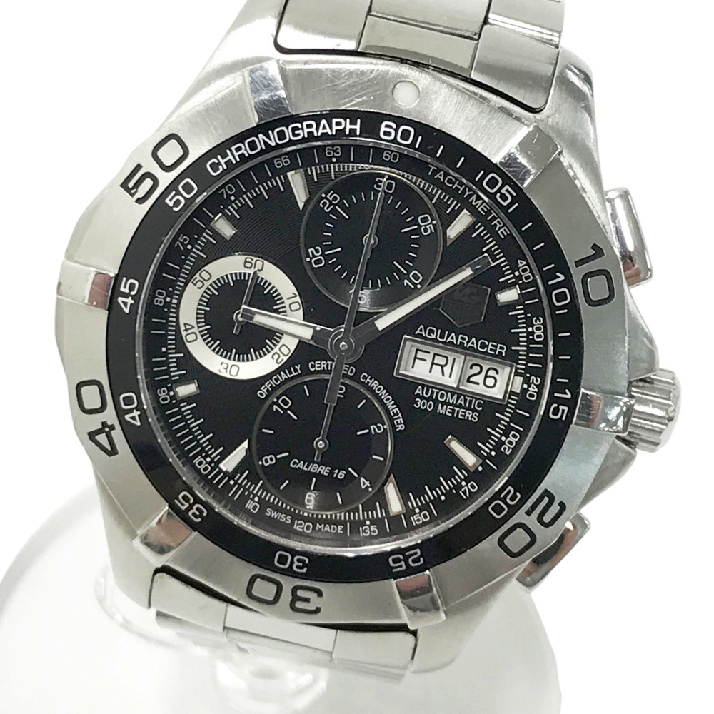 TAG HEUER タグ ホイヤー caf5010 アクアレーサー 稼働品 自動巻き シルバー系 【中古】|中古ゴルフウェア通販STST
