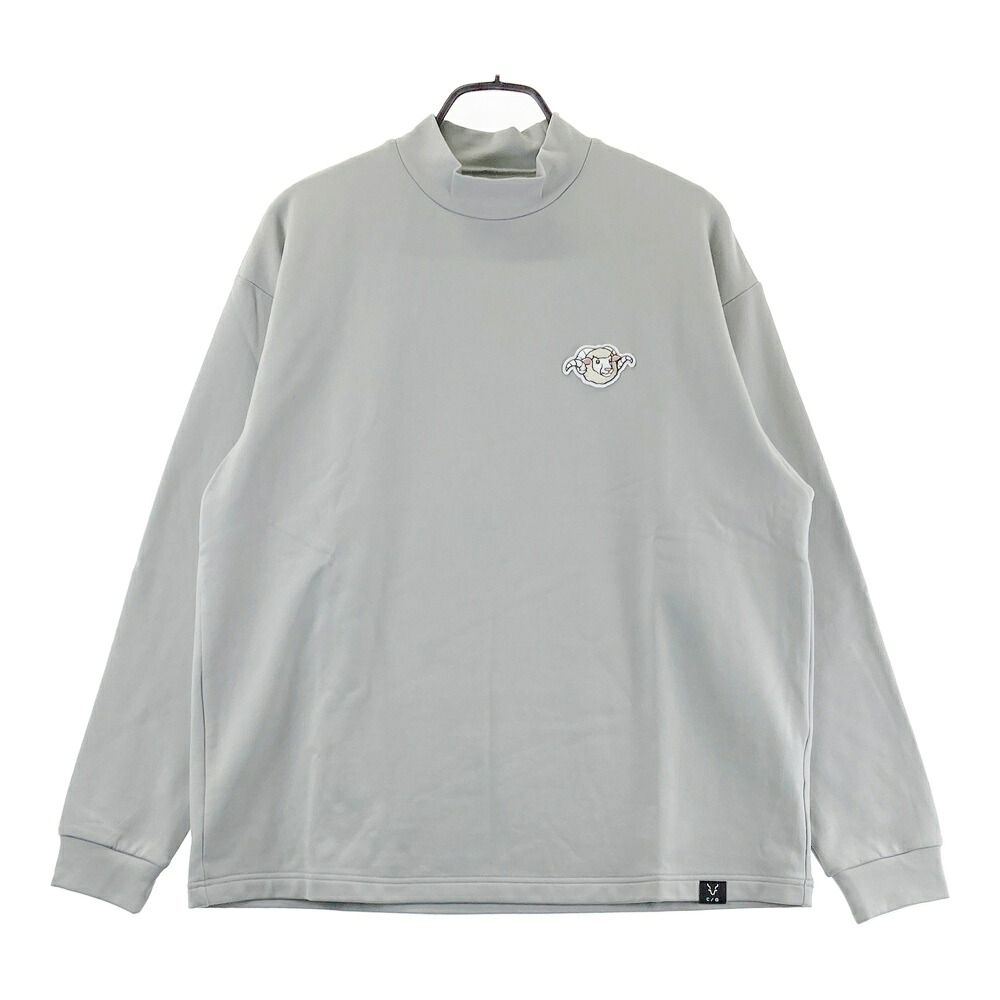 CPG GOLF シーピージーゴルフ 2109-24217 長袖ハイネックプルオーバー  薄墨色系 4 【中古】ゴルフお召しもの メンズ