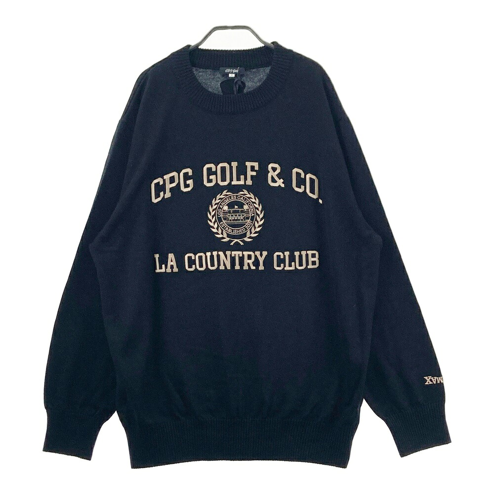 CPG GOLF シーピージーゴルフ 2308-25212 ニット セーター ブラック系 5 【中古】ゴルフウェア メンズ|中古ゴルフウェア通販STST
