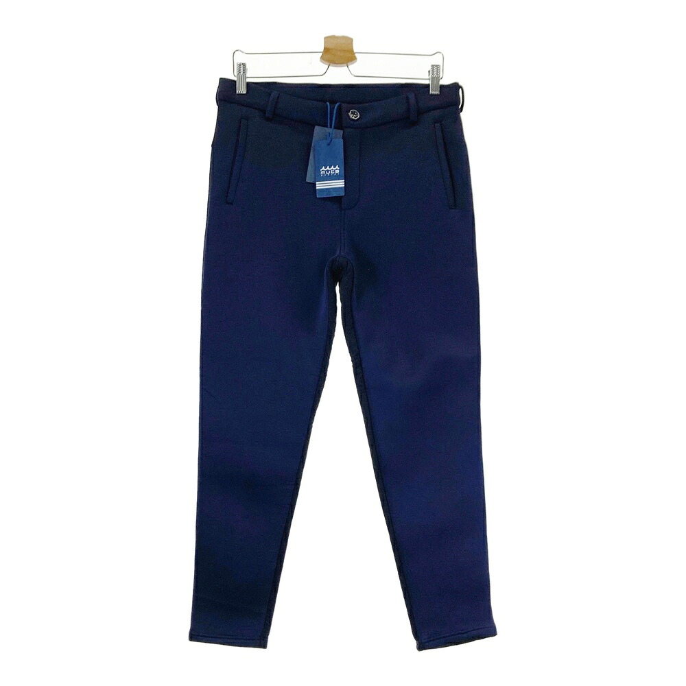 MUTA MARINE ムータマリン ボンディング スラックスパンツ ネイビー系 M 【中古】ゴルフウェア メンズ|中古ゴルフウェア通販STST