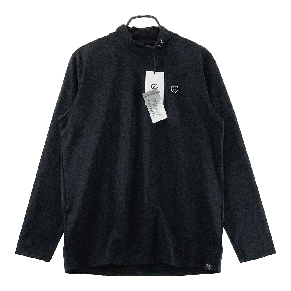 CPG GOLF シーピージーゴルフ 2109-24201 長袖モックネックプルオーバー  黒いこと系 5 【中古】ゴルフお召しもの メンズ