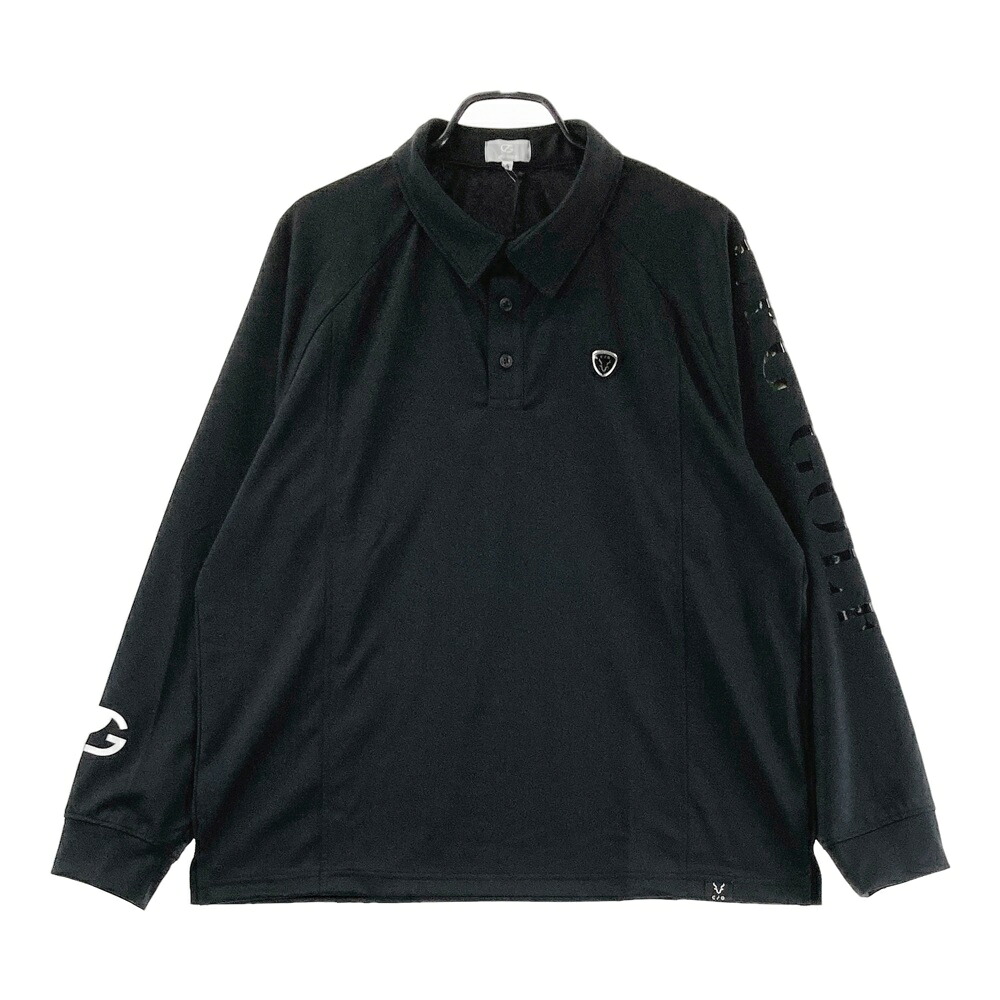 CPG GOLF シーピージーゴルフ 2109-24209 長袖スポーツシャツ  黒いこと系 4 【中古】ゴルフお召しもの メンズ