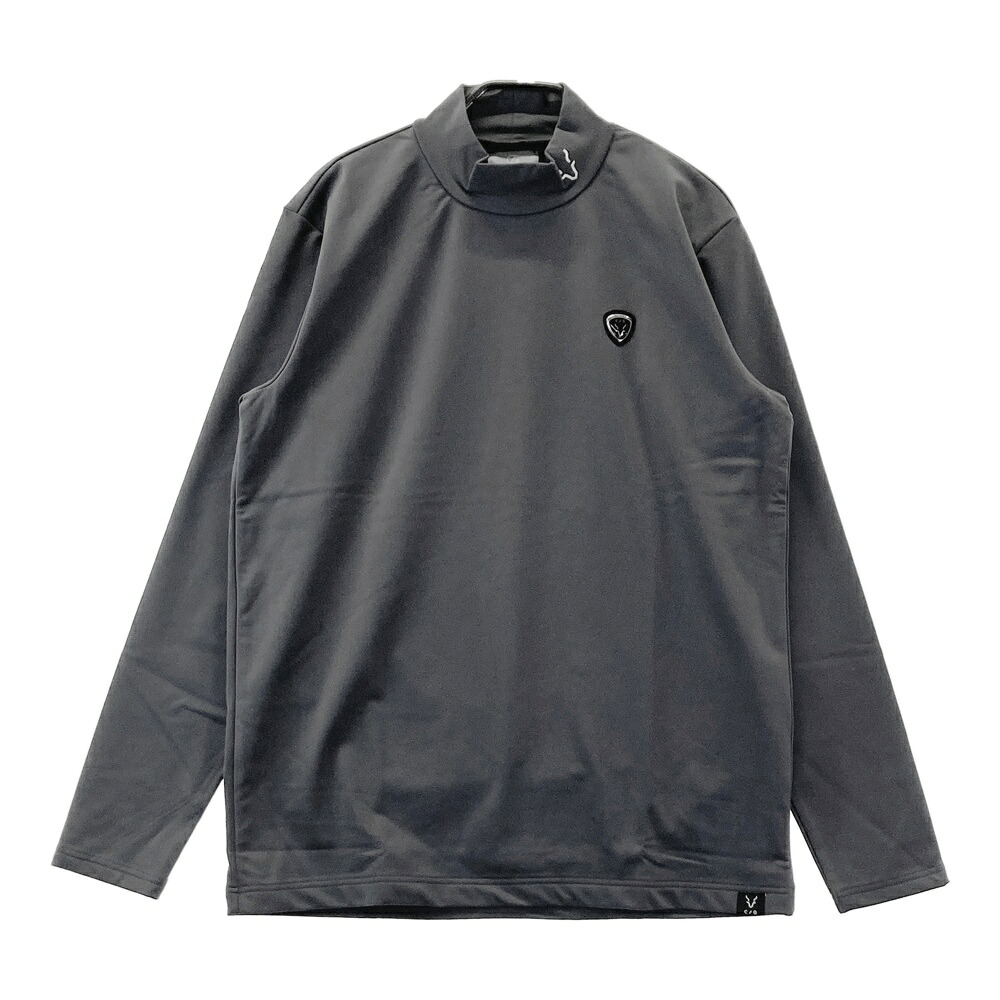 CPG GOLF シーピージーゴルフ 2109-24201 長袖モックネックプルオーバー  薄墨色系 3 【中古】ゴルフお召しもの メンズ