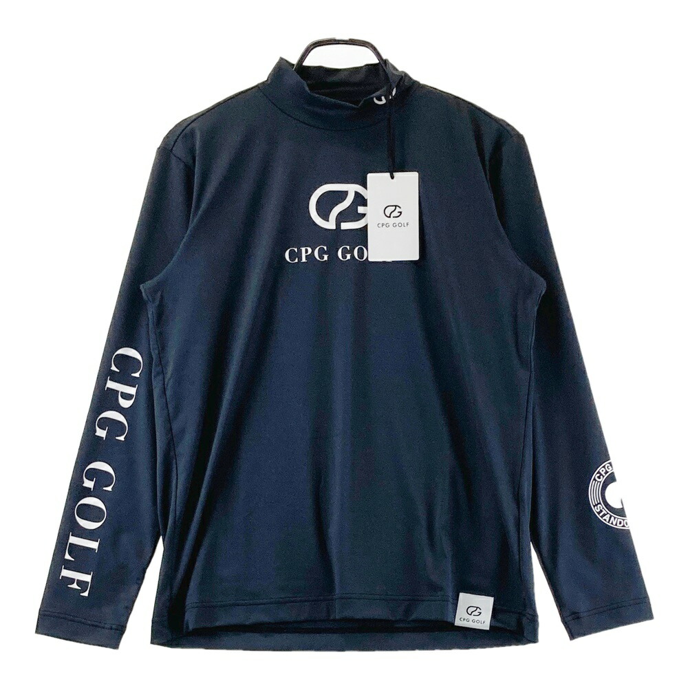 CPG GOLF シーピージーゴルフ 2109-24101 長袖モックネックプルオーバー  黒いこと系 2 【中古】ゴルフお召しもの メンズ