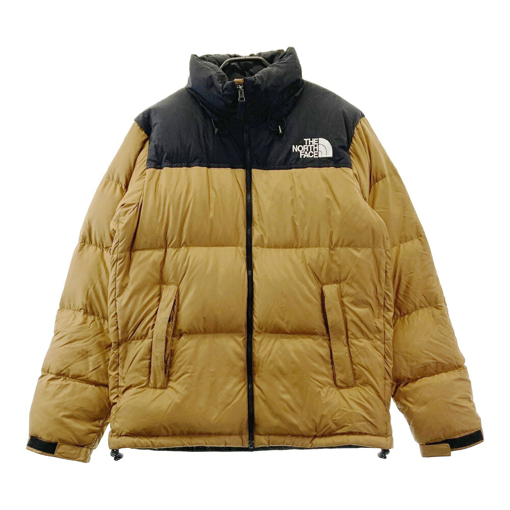THE NORTH FACE ザ 北の方人間の顔 ND91841 ヌプシ 落ちこむ上衣  赤銅色系 XL 【中古】メンズ