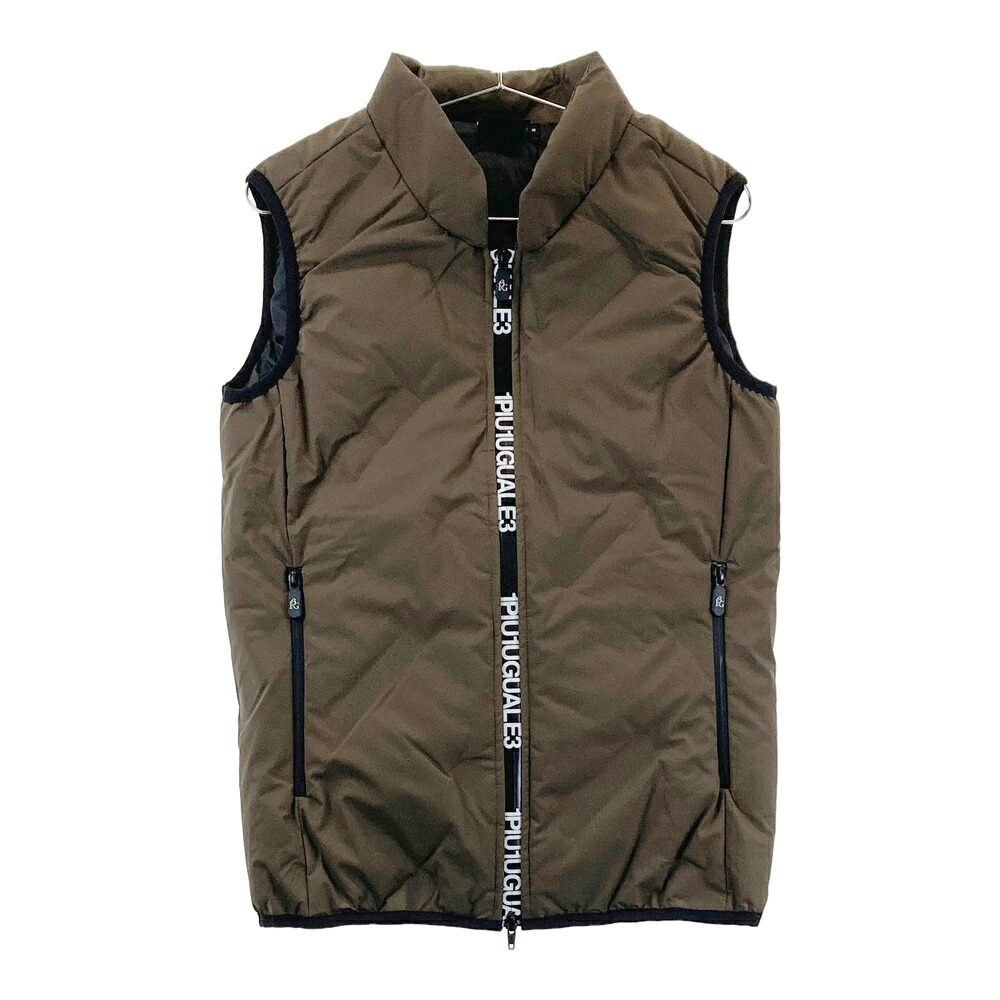 1PIU1UGUALE3 GOLF GRB080 ダウンベスト ブラウン系 3 【中古】ゴルフウェア メンズ|中古ゴルフウェア通販STST