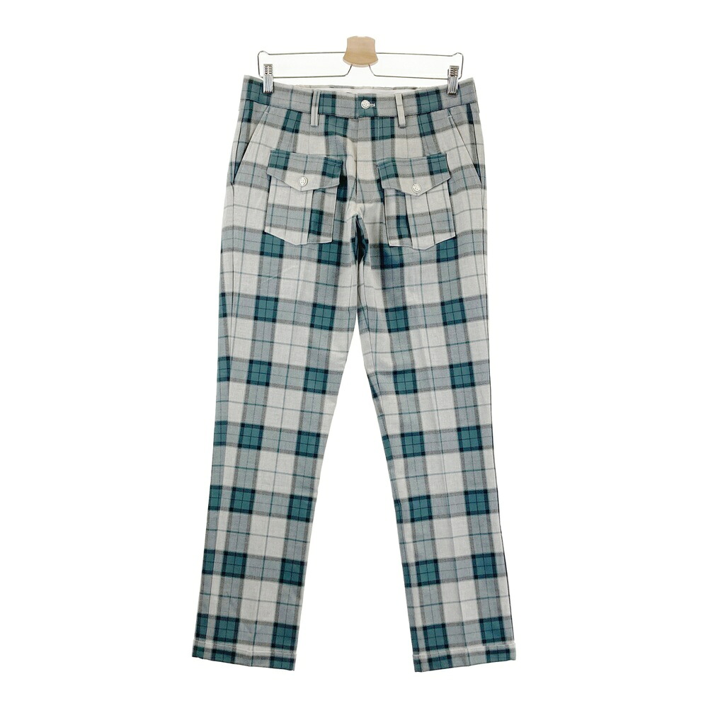 1PIU1UGUALE3 GOLF GRP134 ズボン下 読み合わせる 薄墨色系 4 【中古】ゴルフお召しもの メンズ