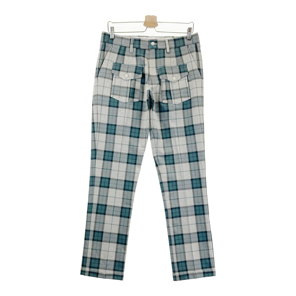 1PIU1UGUALE3 GOLF GRP134 ズボン下 読み合わせる 薄墨色系 4 【中古】ゴルフお召しもの メンズ
