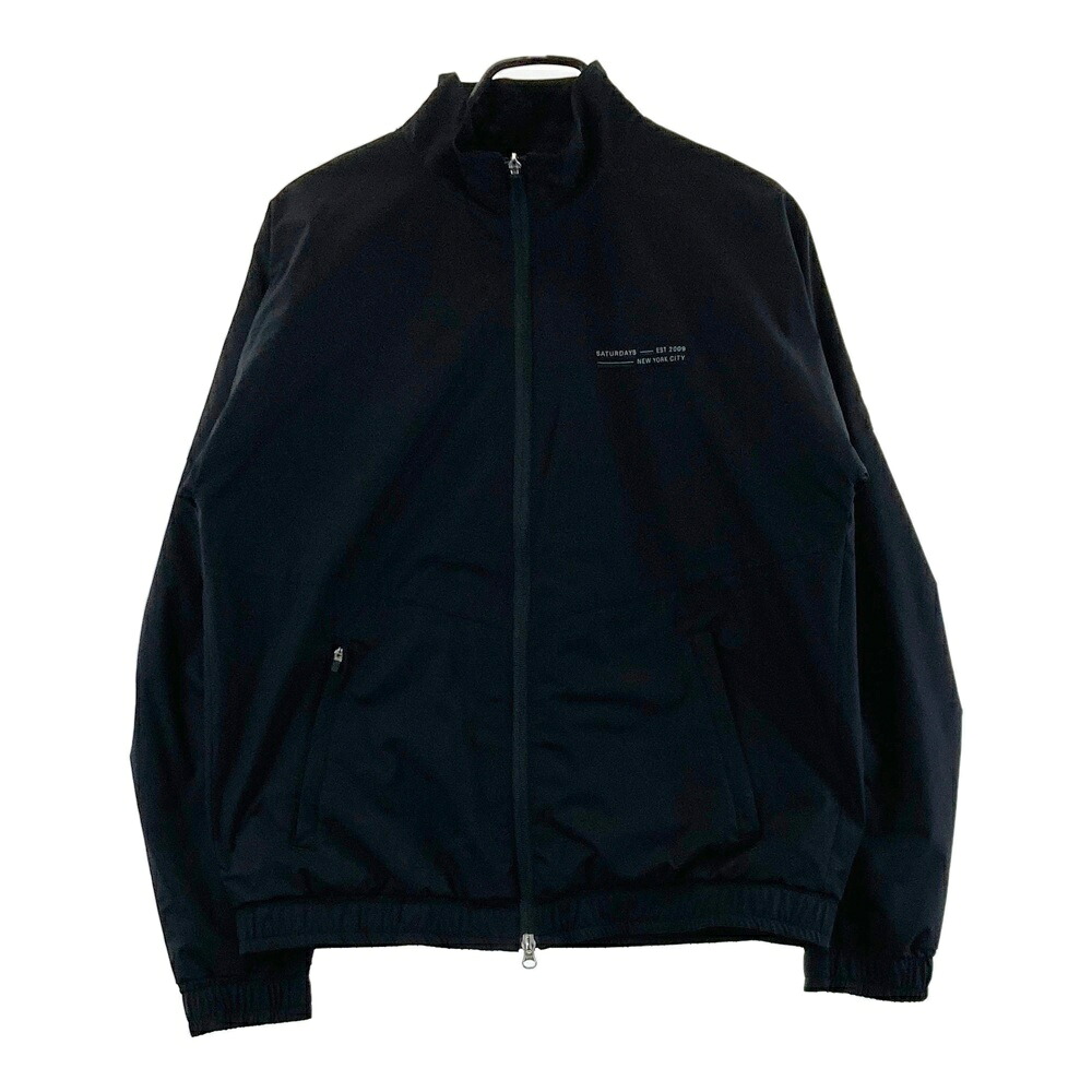 SATURDAYS GOLF サタデーズゴルフ BGL-62010-A 裏起毛 ナイロン ジップジャケット ブラック系 M 【中古】ゴルフウェア メンズ｜中古ゴルフウェア通販STST