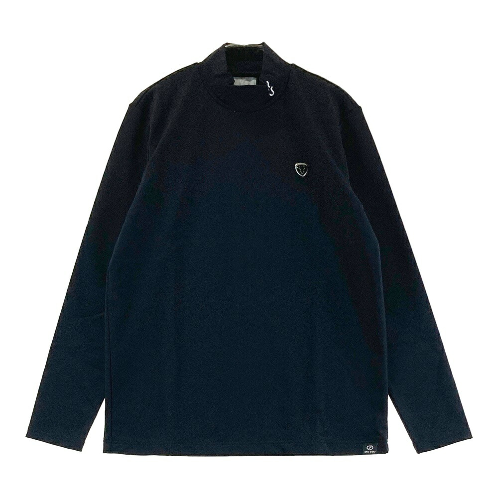 CPG GOLF シーピージーゴルフ 2109-24201 長袖モックネックティーシャツ  黒いこと系 2 【中古】ゴルフ御召しもの メンズ