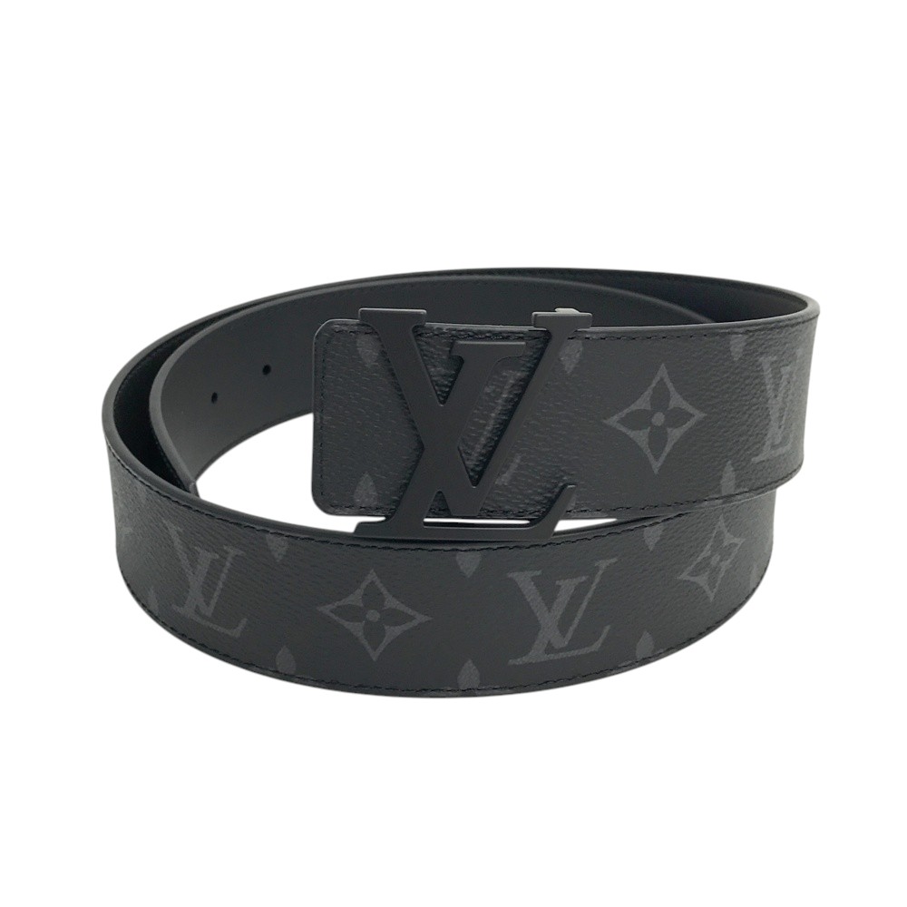 LOUIS VUITTON ルイ ヴィトン M0449 三尺帯 胴締め モノグラムエクリプス 黒いこと系 34 【中古】メンズ