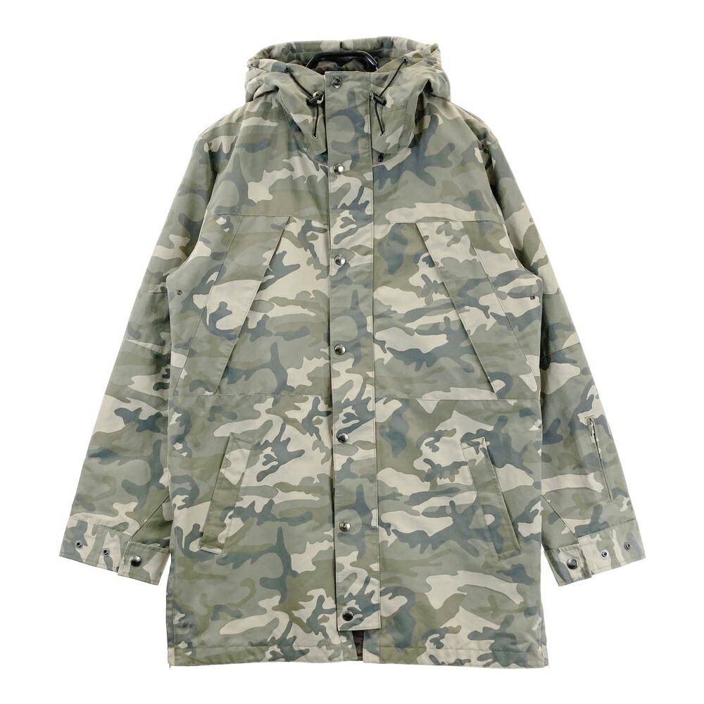 SOPHNET. ソフネット SOPH-150028 お山パーカー 合鴨フラ カーキ系 L 【中古】メンズ