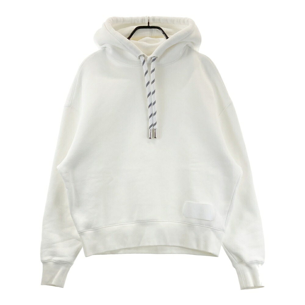 AMI Alexandre Mattiussi 意中の女 アレクサンドル マテュッシ E22USW206.749 パーカー  白いこと系 L 【中古】メンズ
