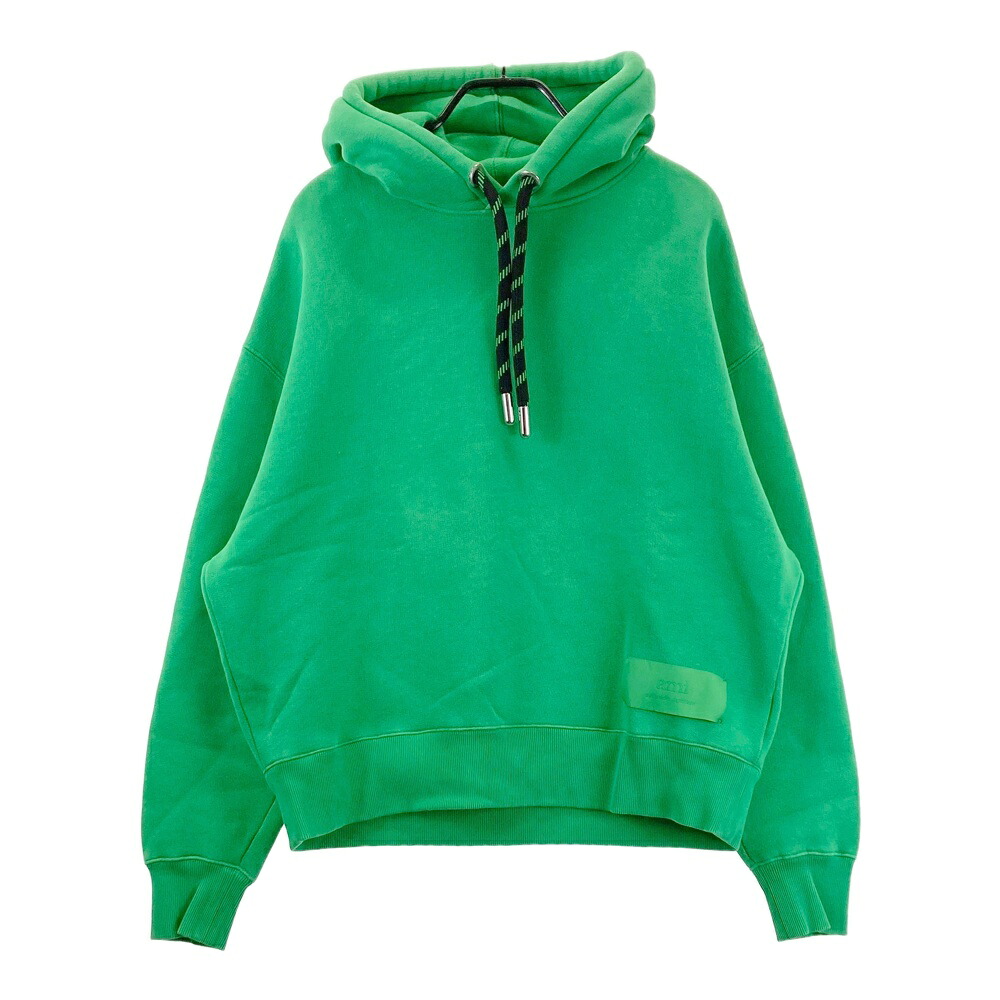 AMI Alexandre Mattiussi 意中の女 アレクサンドル マテュッシ E22USW206.749 パーカー  緑であること系 XL 【中古】メンズ