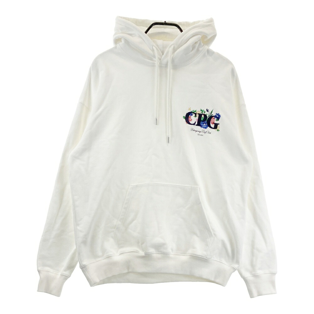 CPG GOLF シーピージーゴルフ 2109-25133 スウェットパーカー ホワイト系 3 【中古】ゴルフウェア メンズ｜中古ゴルフウェア通販STST