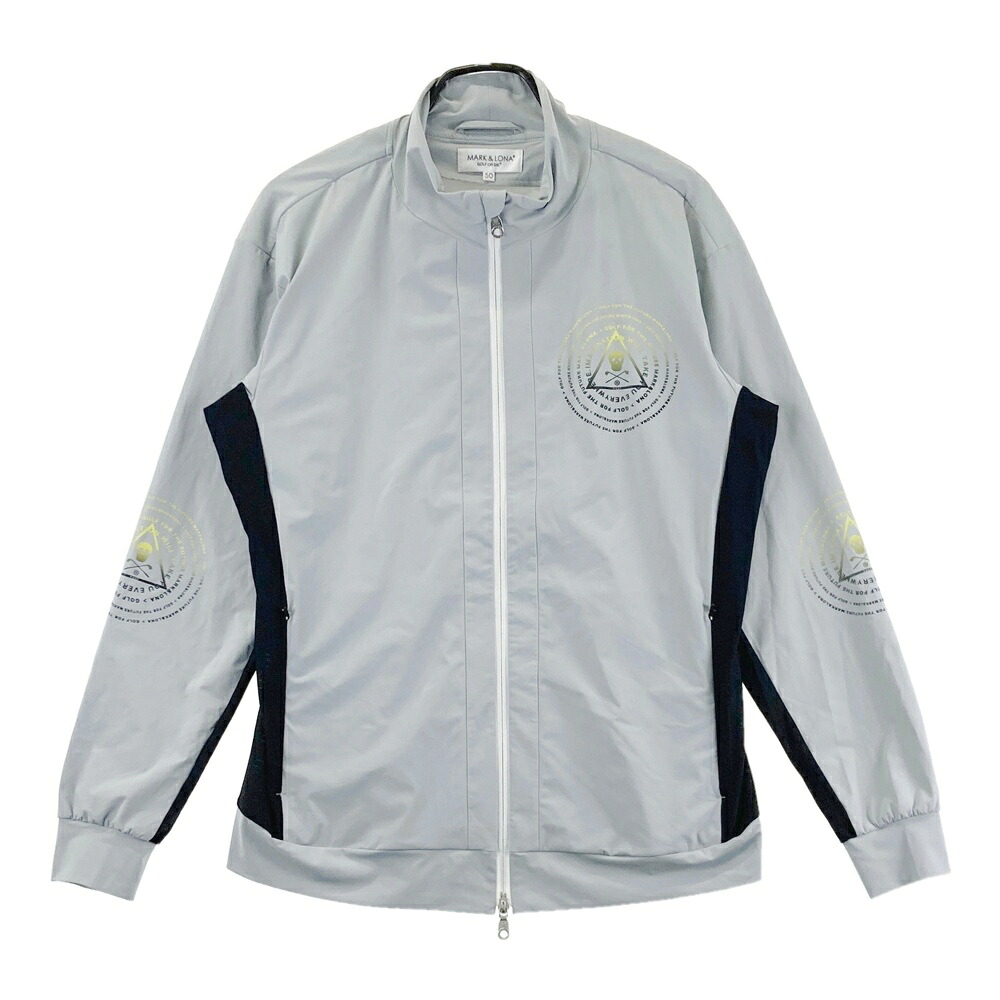 MARK&LONA マークアンドロナ ; ジップジャケット グレー系 50 【中古】ゴルフウェア メンズ|中古ゴルフウェア通販STST